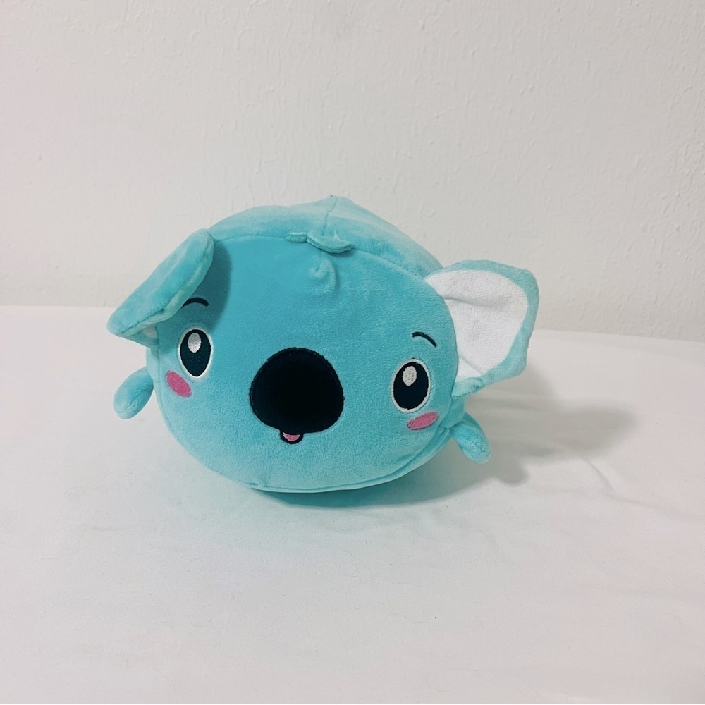 BMI Cozy Critters Blue Koala Animal Soft Plush Teal Collectible Toy EUC